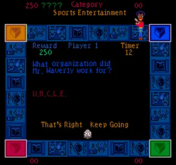 Trivial Pursuit (Genus I) screen shot game playing